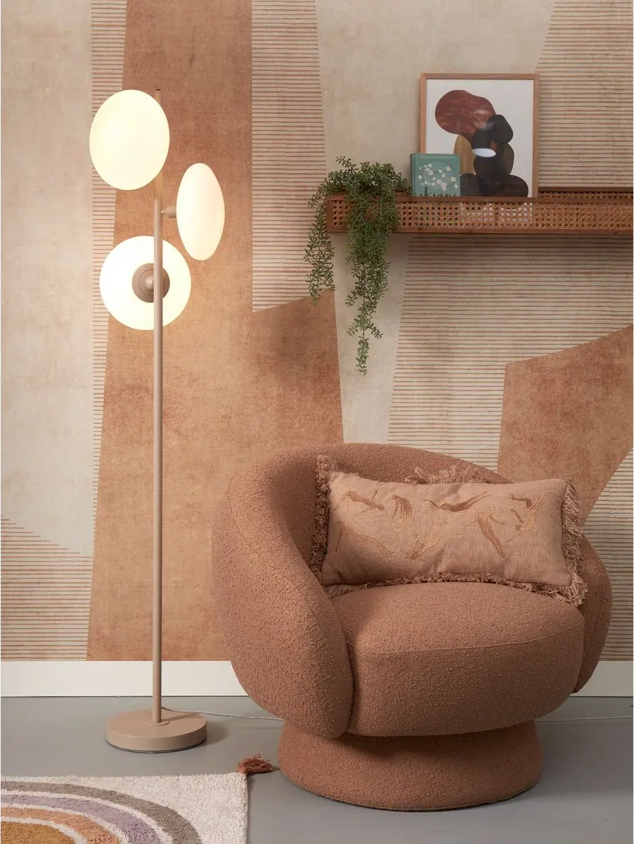 it's about RoMi Vloerlamp Sapporo - Grijs 32x32x161cm