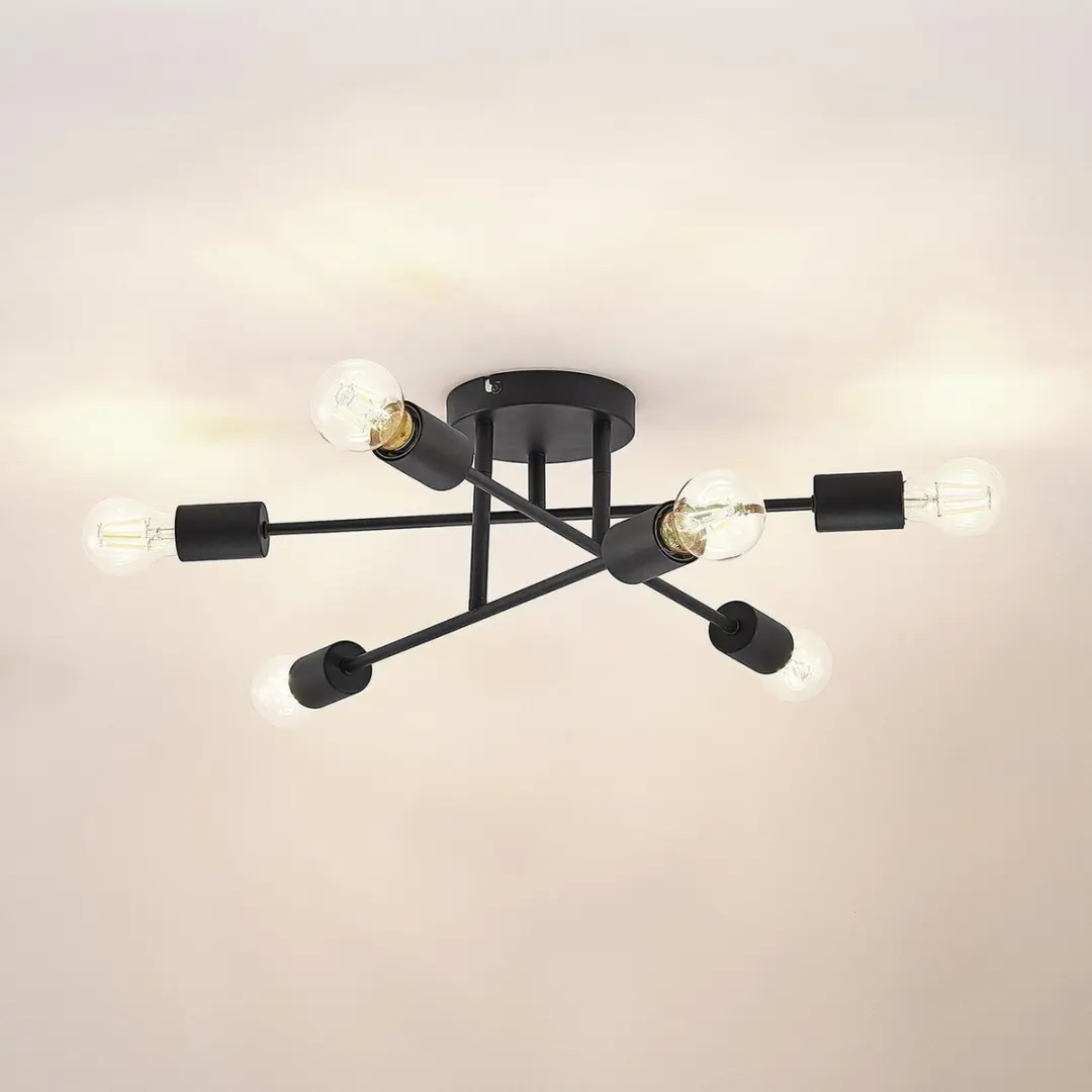 Lindby Plafondlamp 6-Lichts E27