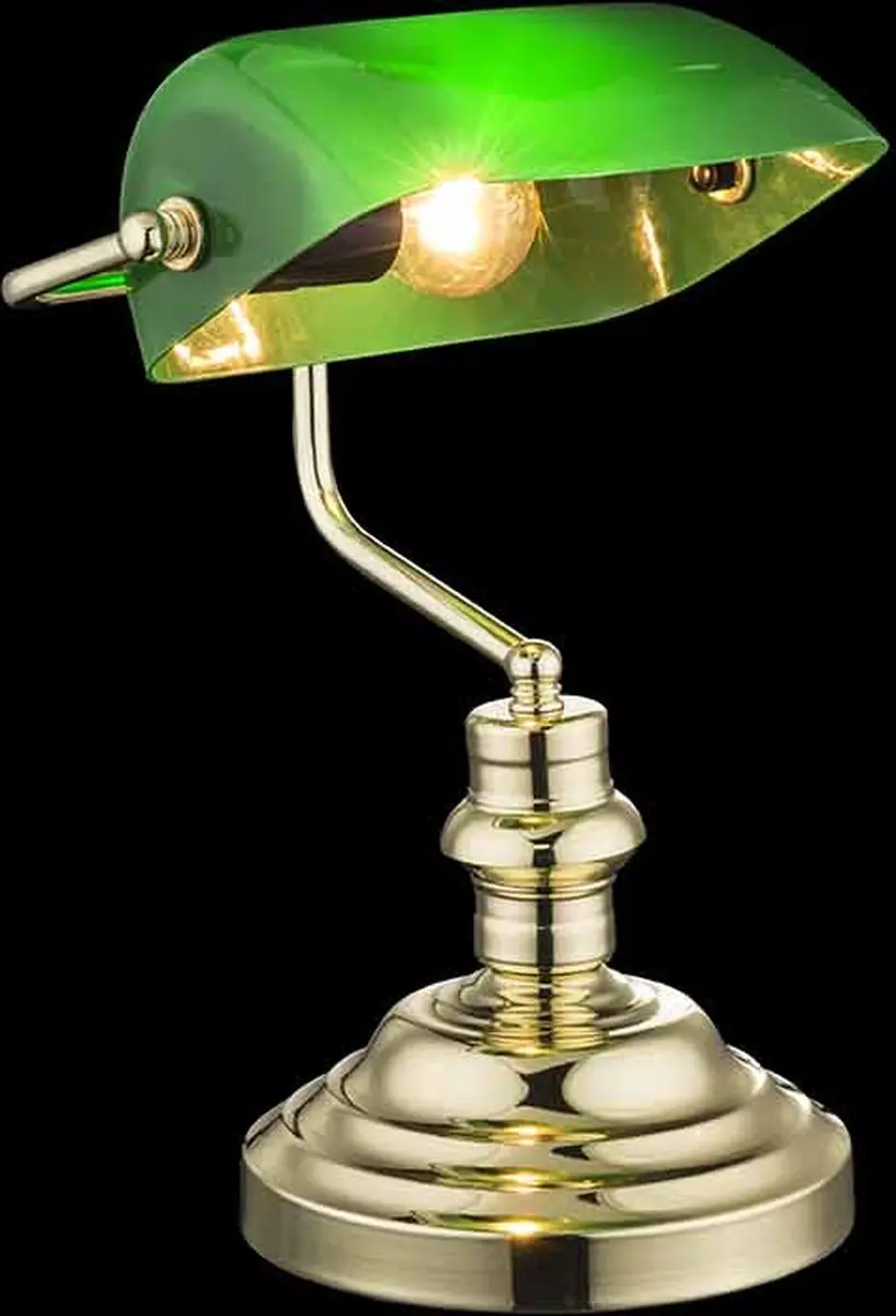 Globo Antique Tafellamp Messing - E27
