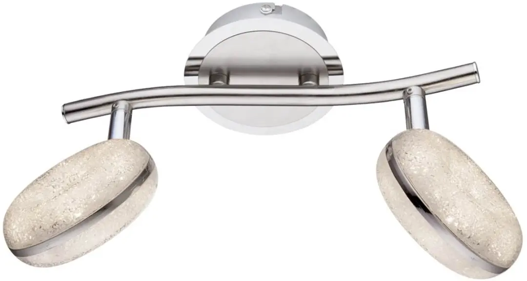 Globo LED Plafondspot 6W - 3000K - Zilver - Ø27,7cm