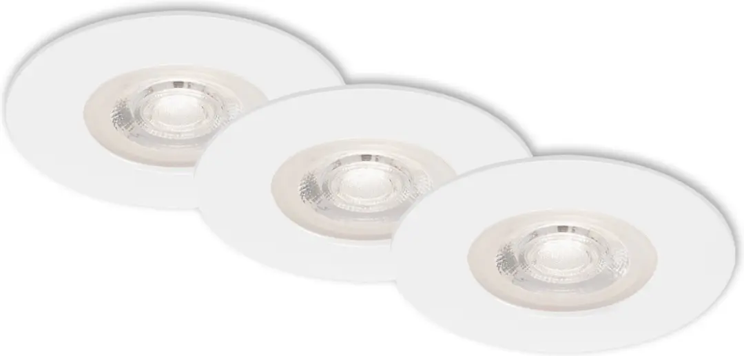 Briloner LED Inbouwspots Ø9cm 3x