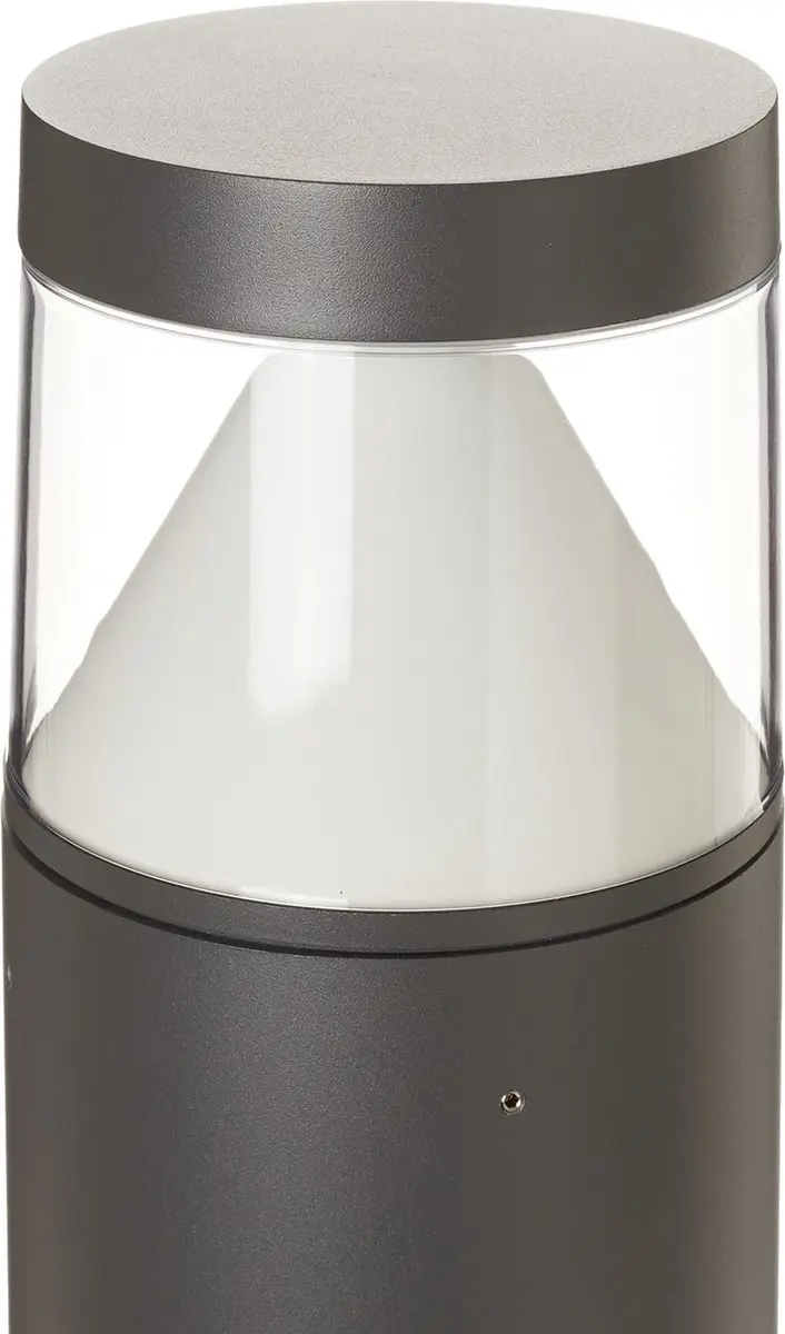 Lucande LED Buitenlamp 18W - 1 Licht - Donkergrijs/Wit
