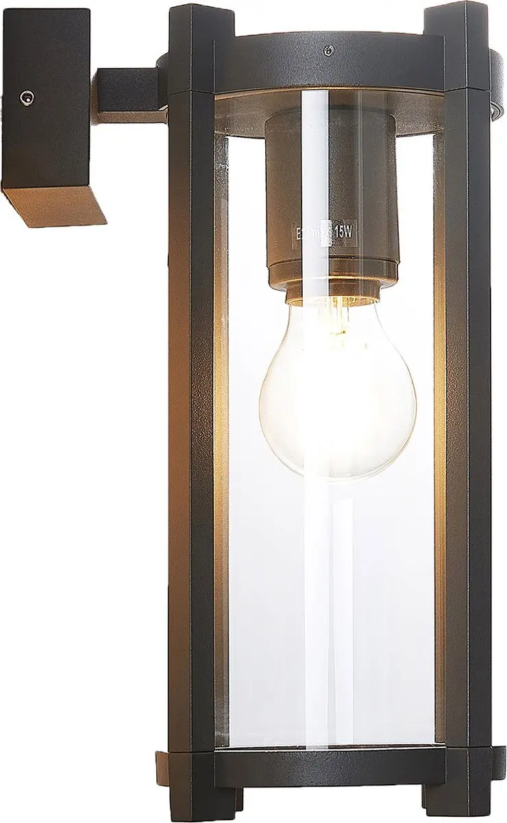 Lucande Wandlamp Buiten 1 Licht E27 Gegoten Aluminium