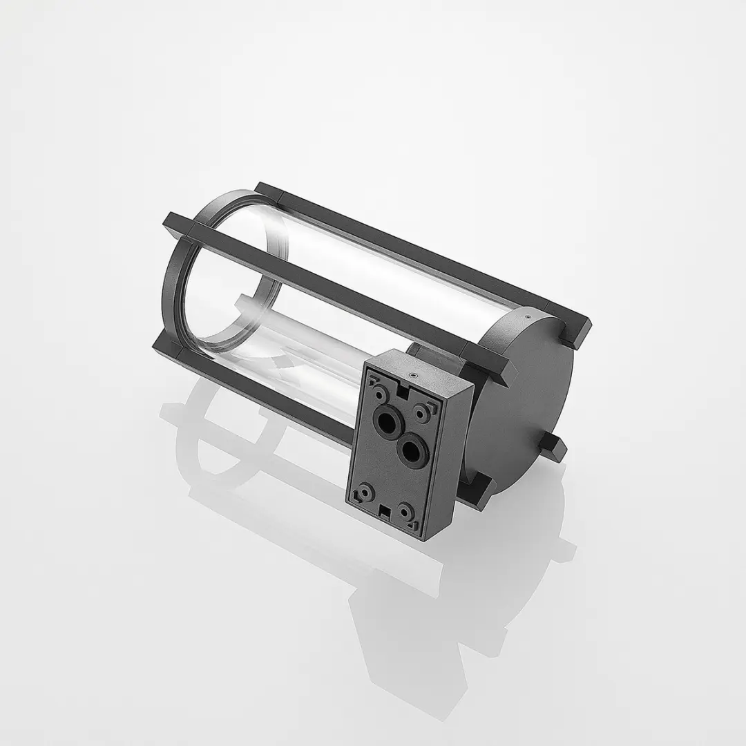 Lucande Wandlamp Buiten 1 Licht E27 Gegoten Aluminium - Antraciet