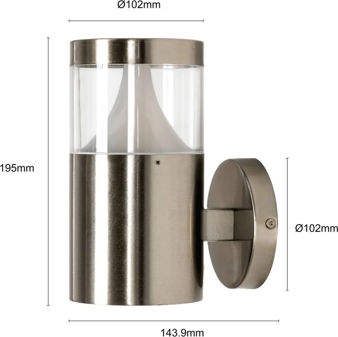 ARCCHIO Wandlamp Buiten 1 Licht V4A Roestvrij Staal GU10