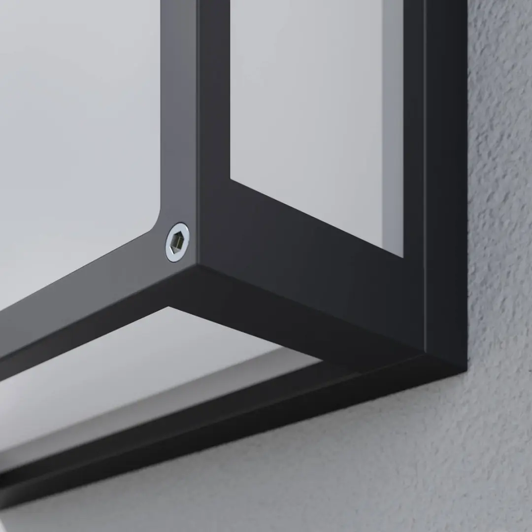 Lucande Wandlamp Buiten 2-lichts Glas - 25cm - Donkergrijs/Wit