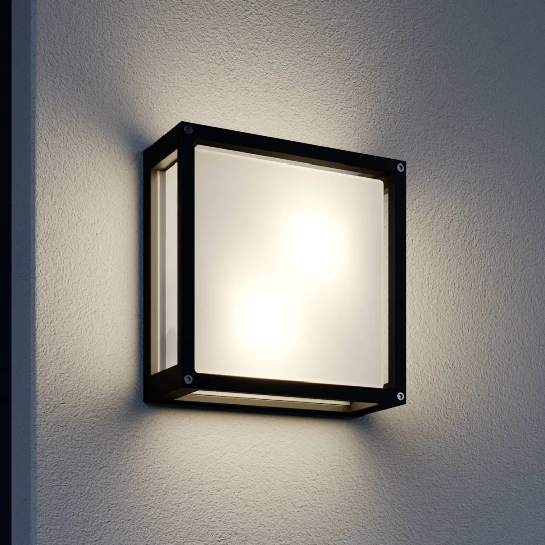 Lucande Wandlamp Buiten 2-lichts Glas