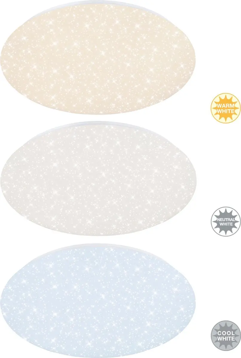 Briloner Verb Plafondlamp LED 48W 4000lm Ø49,5cm - Wit