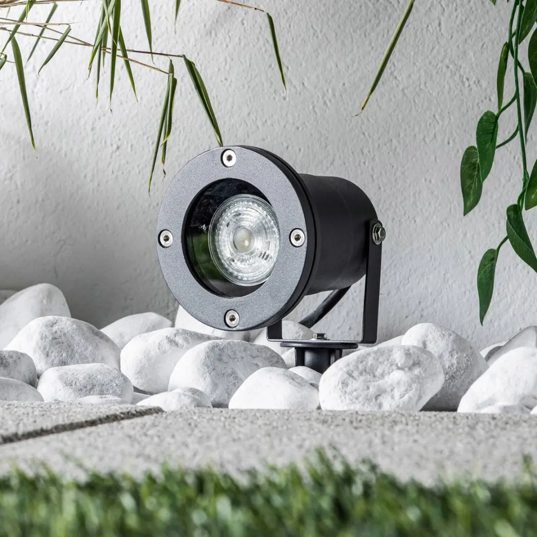 Lindby Buitenspot GU10 Grijs - 1 Lichtpunt