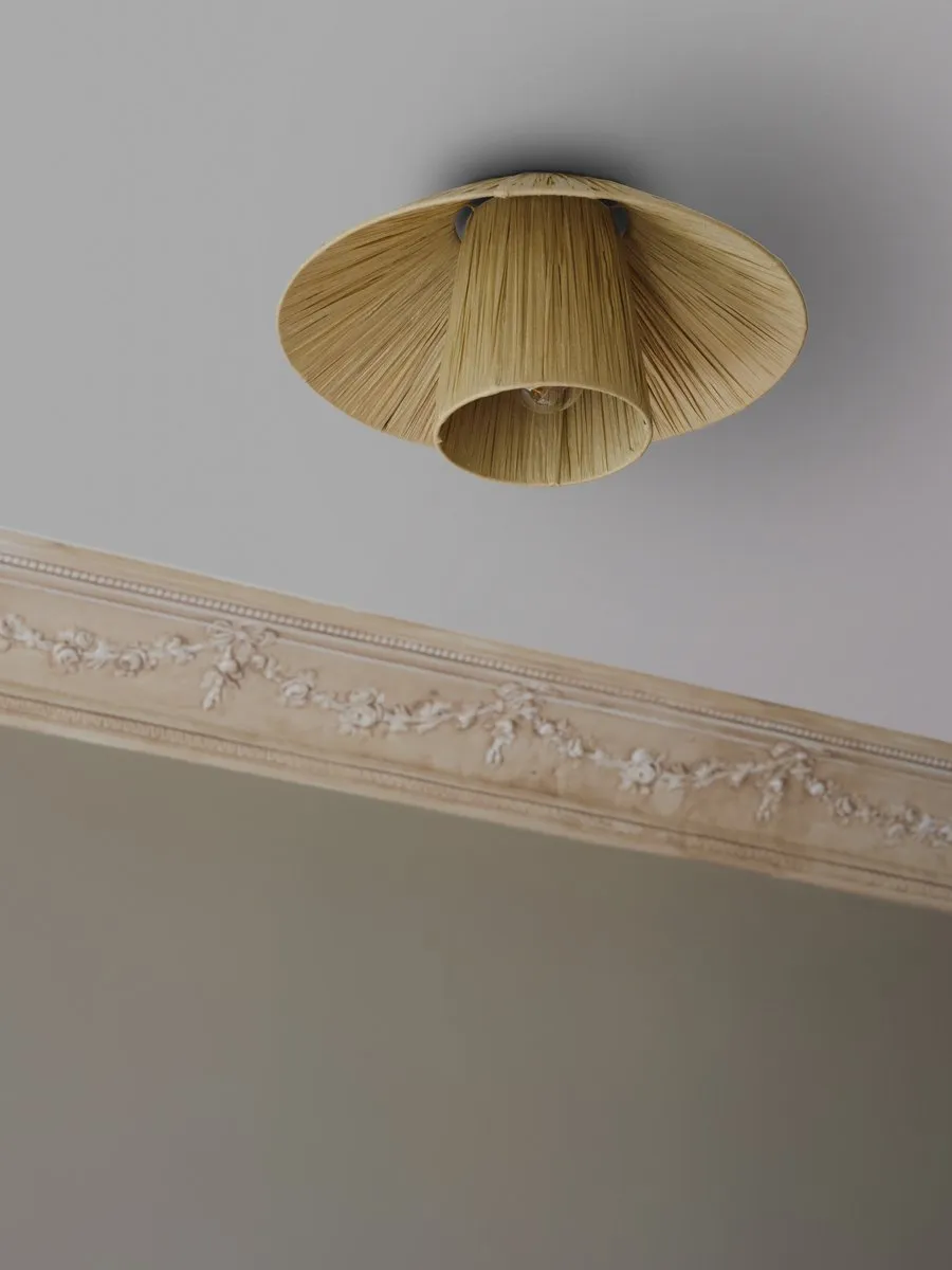 LEDVANCE Decor Bamboo Paper Hut Plafondlamp E27 - Bruin