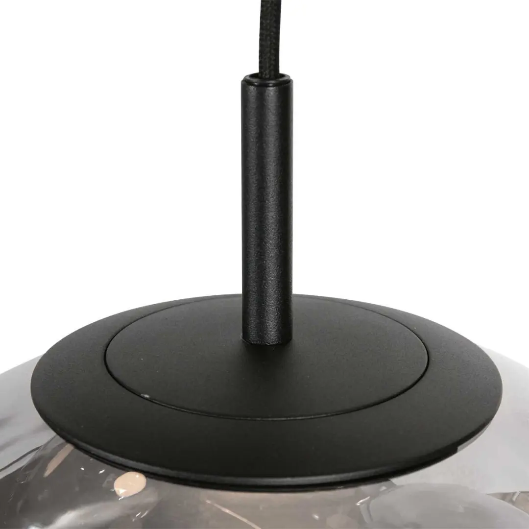 Steinhauer Bollique 4196ZW Hanglamp - 5 Lichtpunten - Zwart