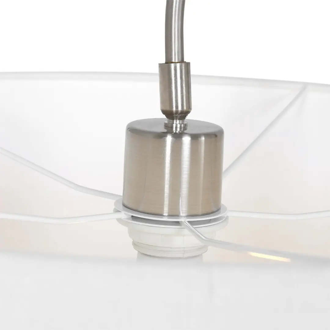 Steinhauer Wandlamp Elegant Classy 9328ST - Zilver - 50 cm