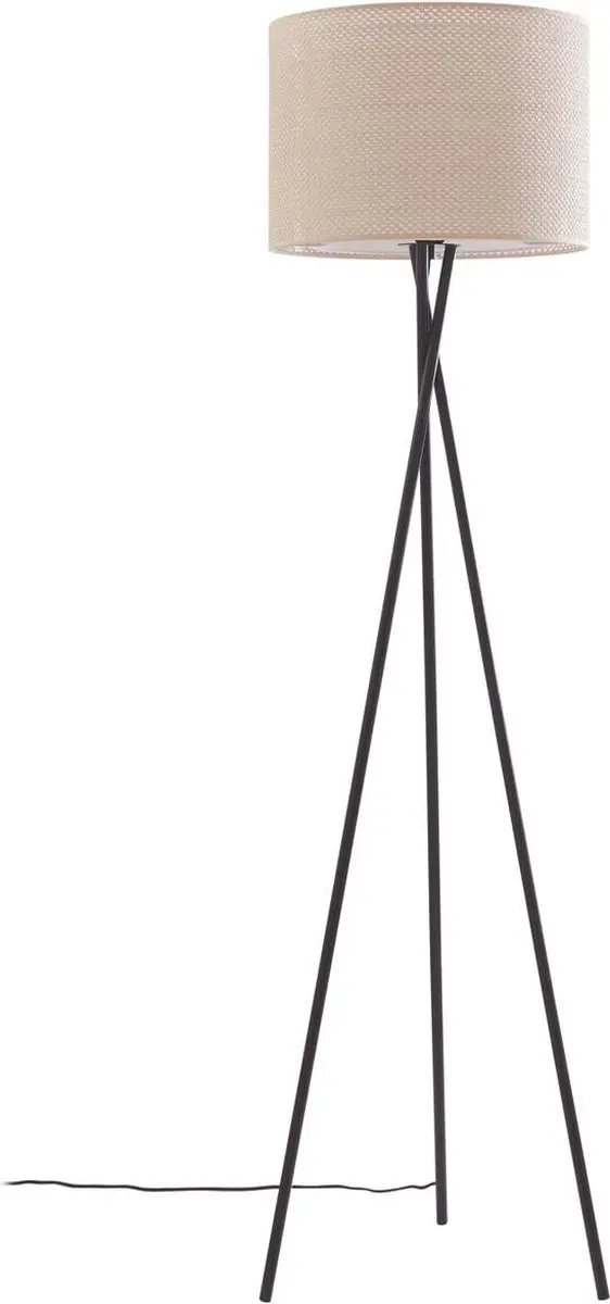 Lindby Vloerlamp 1 Licht E27 158cm - Beige