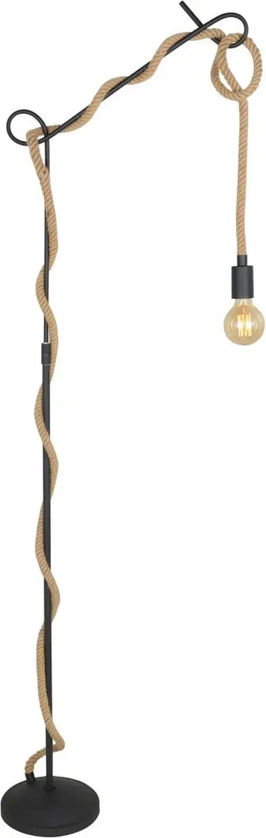 Lucande Vloerlamp Metaal Touw 180cm