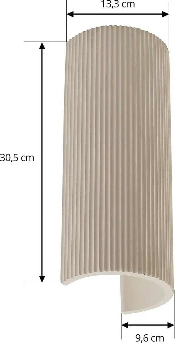 Lindby Wandlamp 2 Lichtpunten GU10 Beige