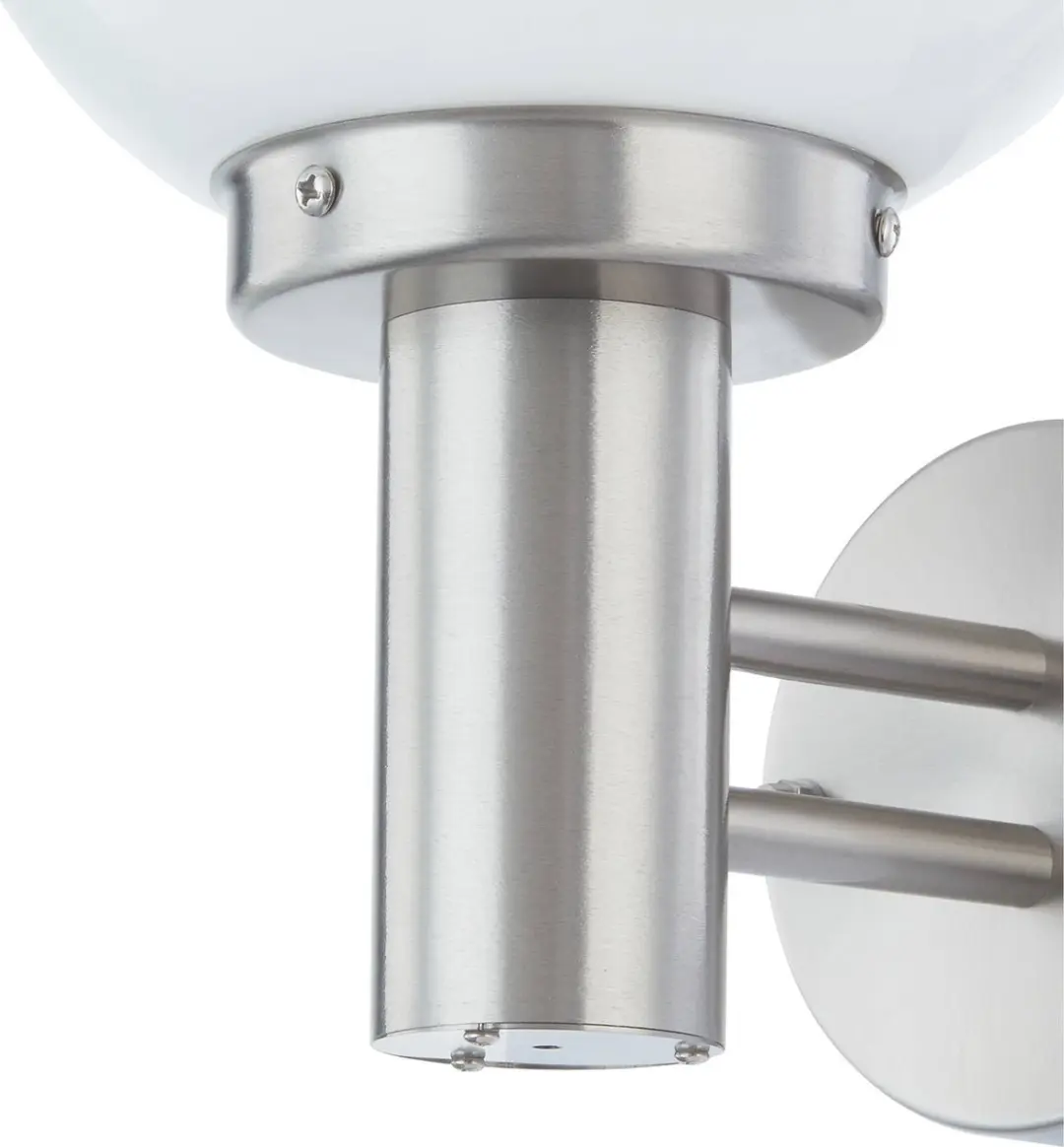 Lindby Wandlamp Buiten 1 Licht E27 Roestvrij Staal