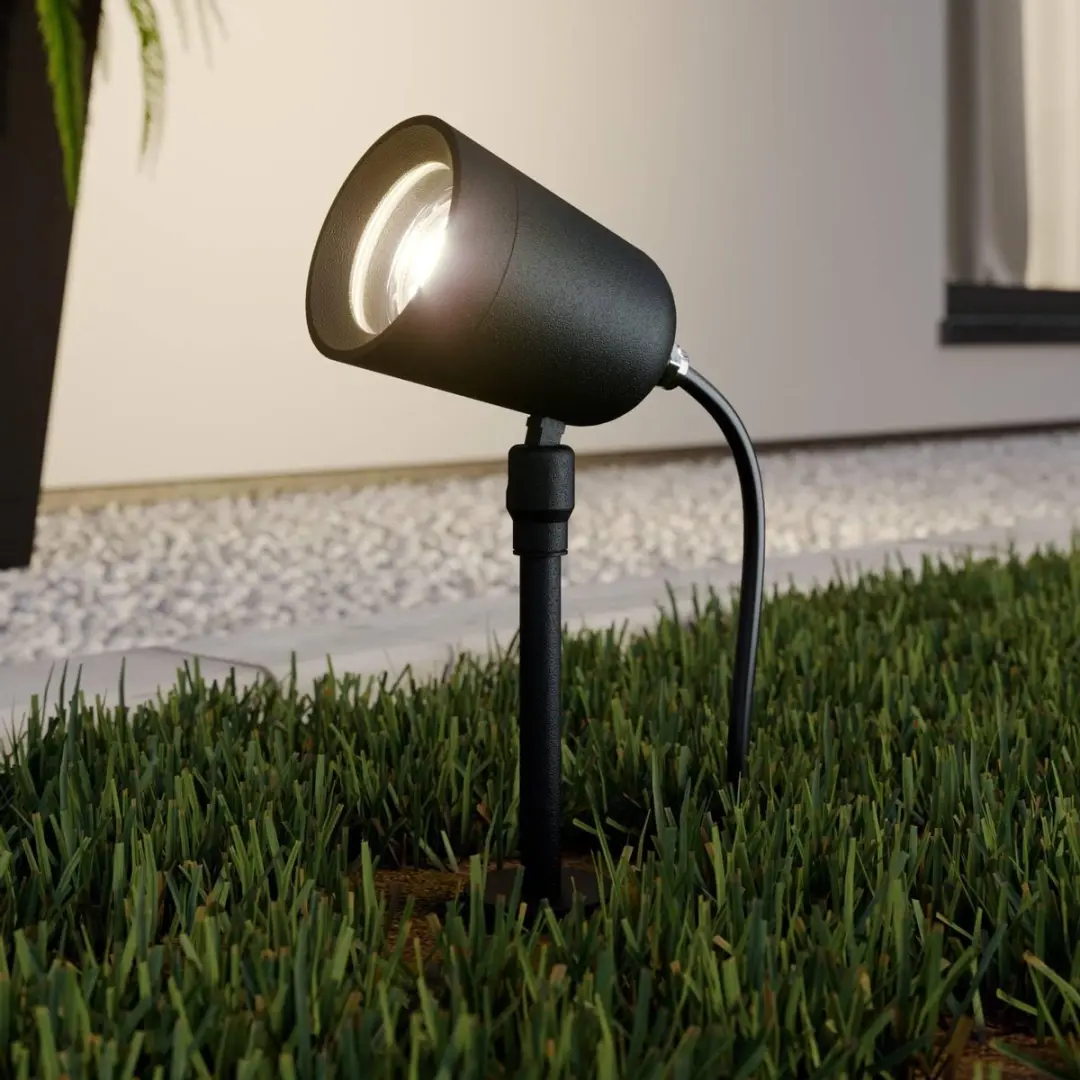 Lindby Buitenspot GU10 Donkergrijs