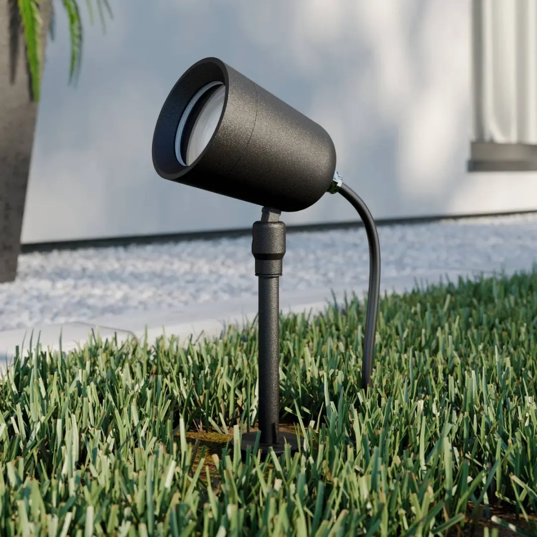 Lindby Buitenspot GU10 Donkergrijs