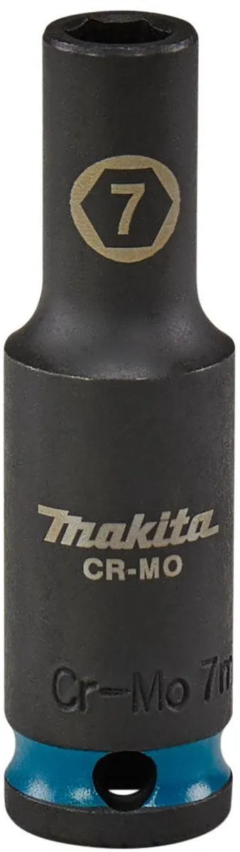Makita E-16243 Krachtdop 7mm - Zwart