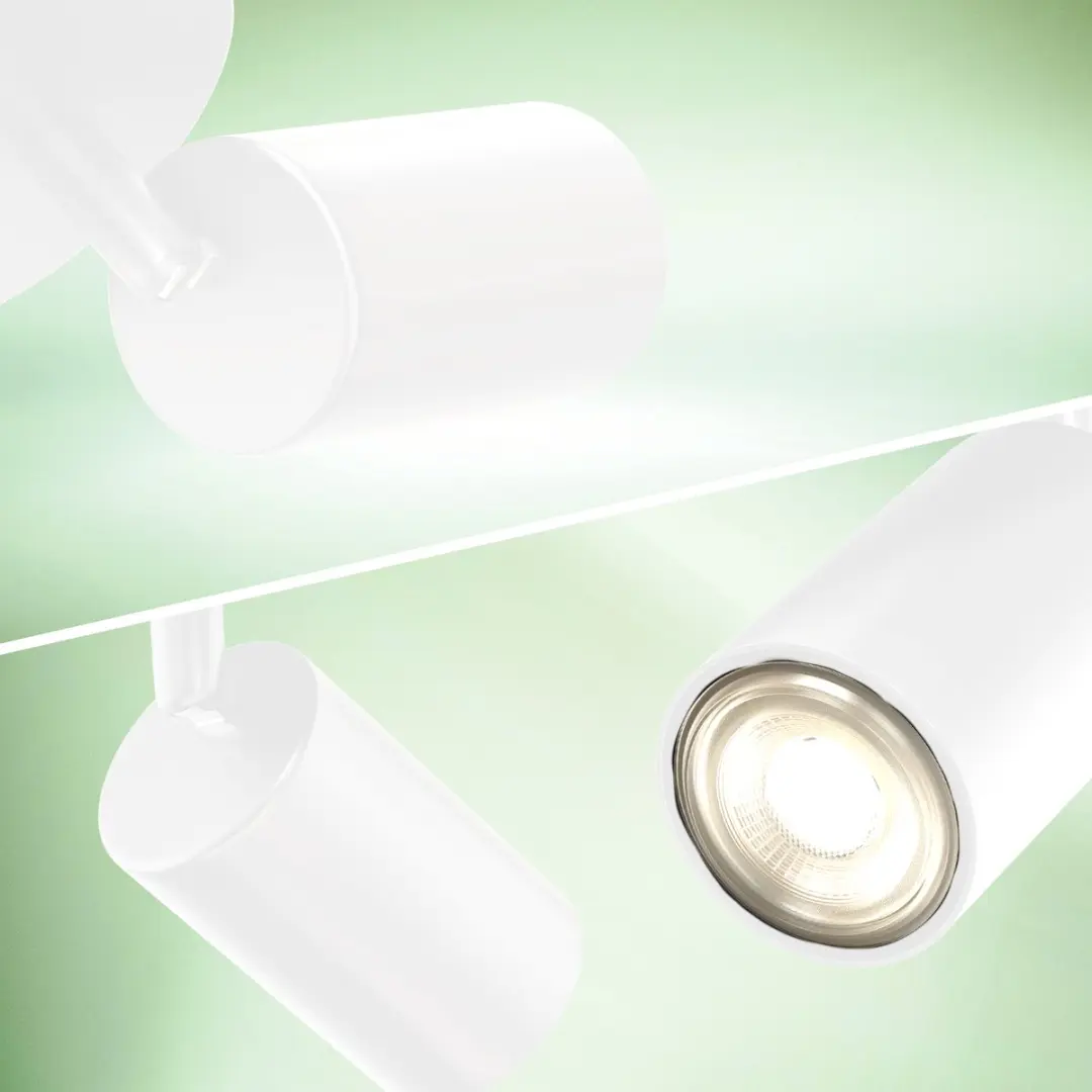 Briloner Opbouwspot GU10 8cm - 1 Stuk - Wit