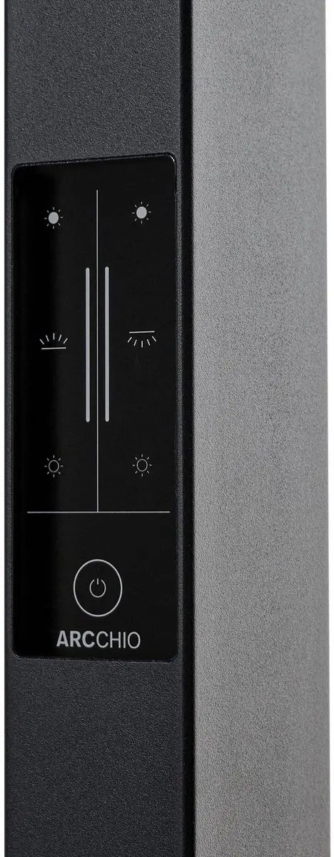 ARCCHIO Klemlamp 2-lichts - 180W - Zwart mat