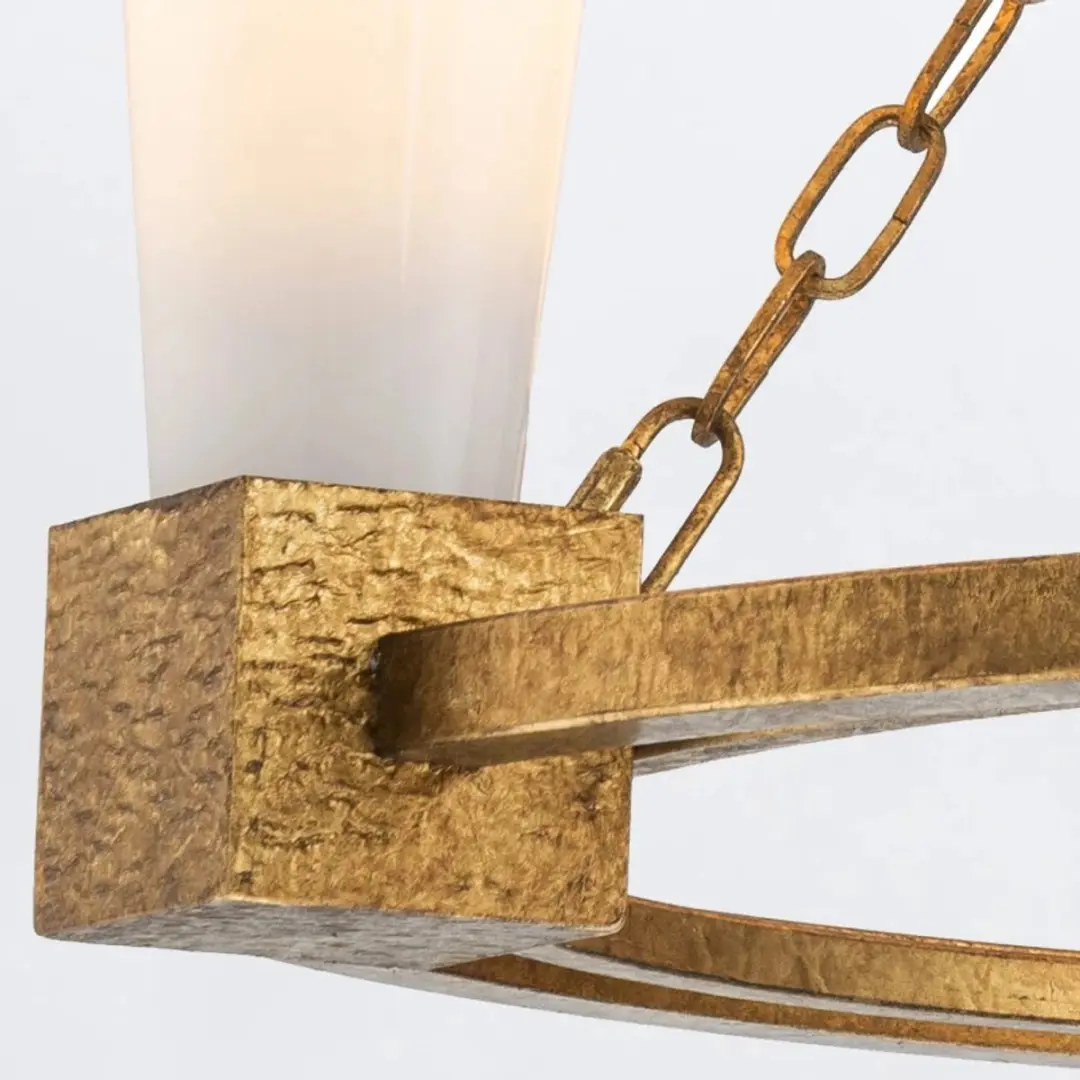 Elstead LED Kroonluchter 3x E27 40W - Goud