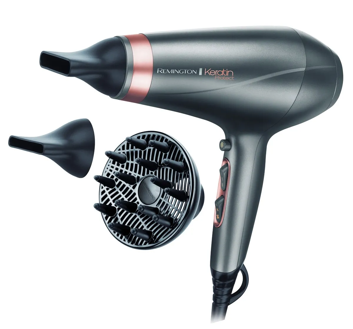 Remington AC8820 Keratin Protect Föhn 2200W - Zwart