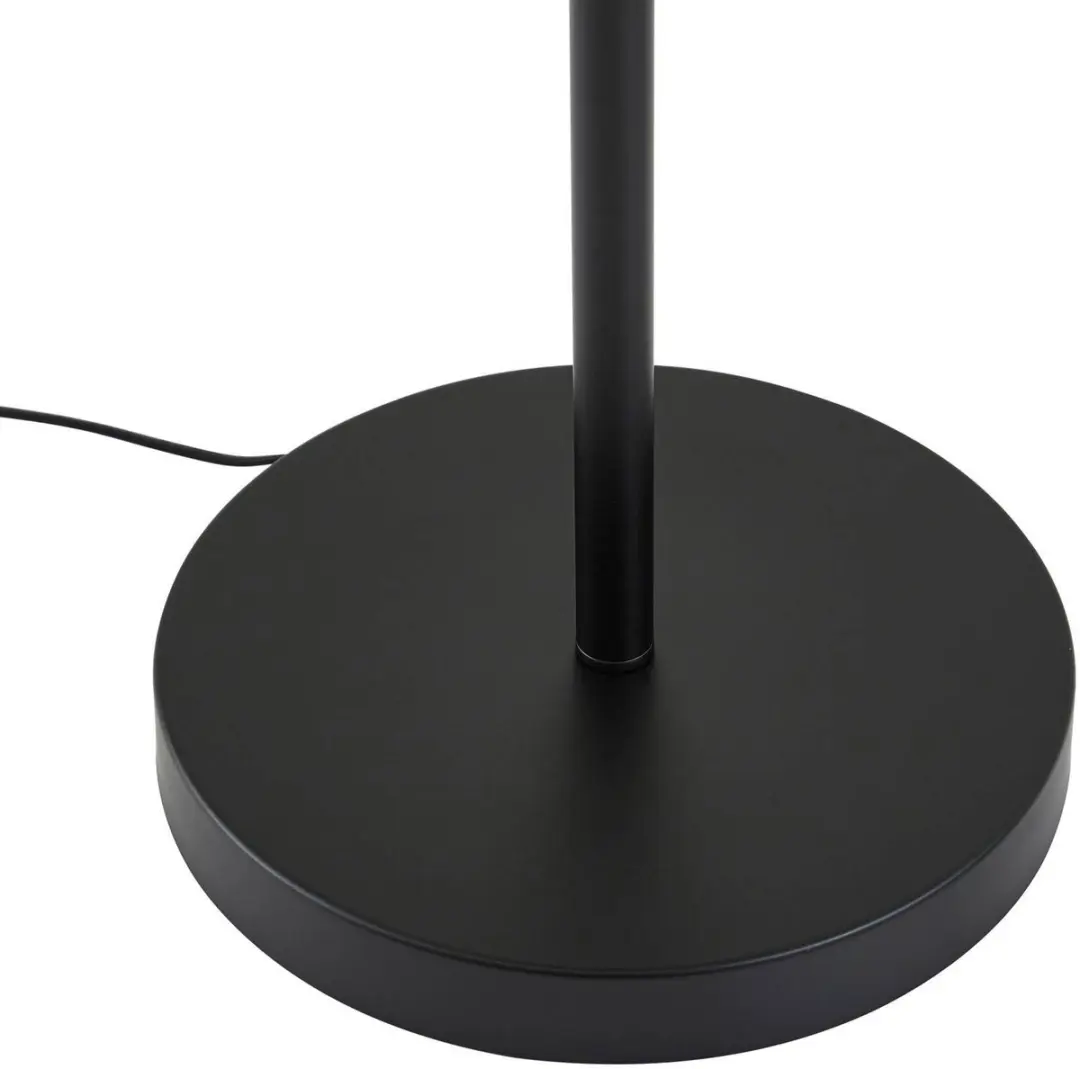 Lindby Vloerlamp 1 Licht - 170cm - E27 - Zwart/Crèmewit/DH
