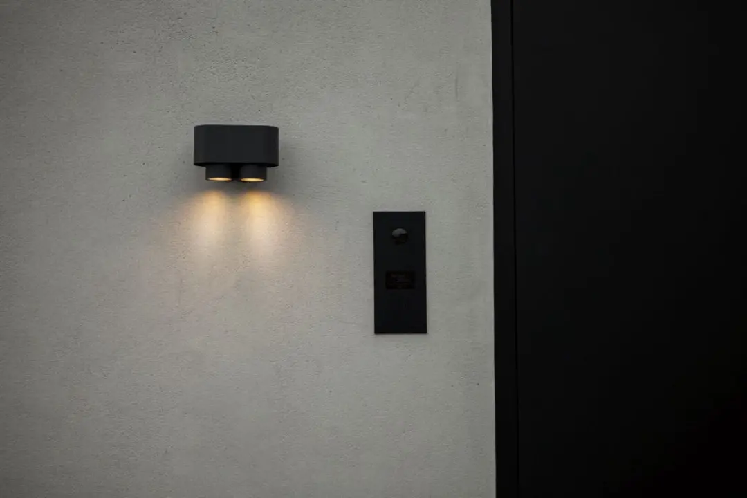 Lutec Cypres Wandlamp GU10 Donkergrijs - 2 Lichtpunten