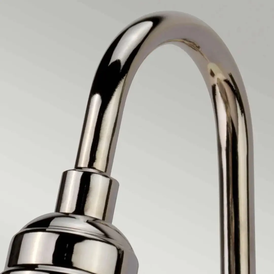 Elstead LED Wandlamp Provence E27 - 60W - Polished Nickel
