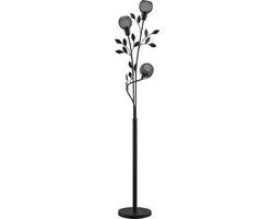 Lindby Vloerlamp 3-licht Metaal 160cm - Zwart