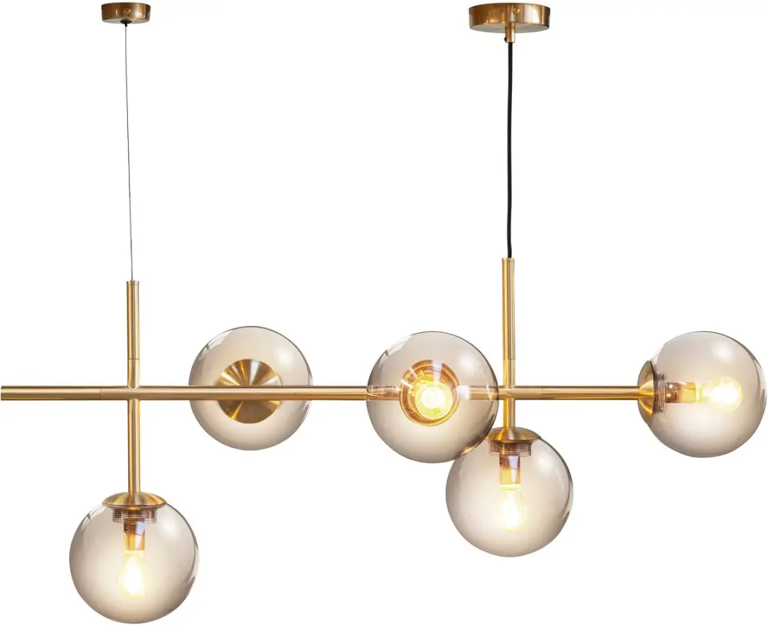 Dyberg Larsen Como Hanglamp 5x25W - Ø15cm - Goud