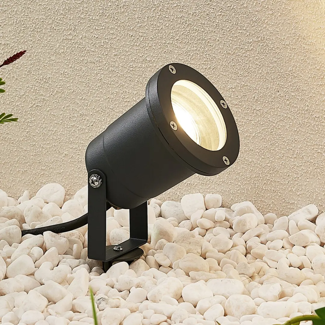 Lindby Buitenspot GU10 35W - Donkergrijs