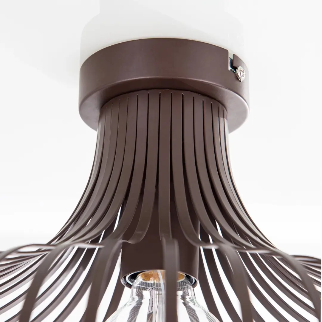 Globo Mateo Plafondlamp - Ø40cm - E27 - Bruin