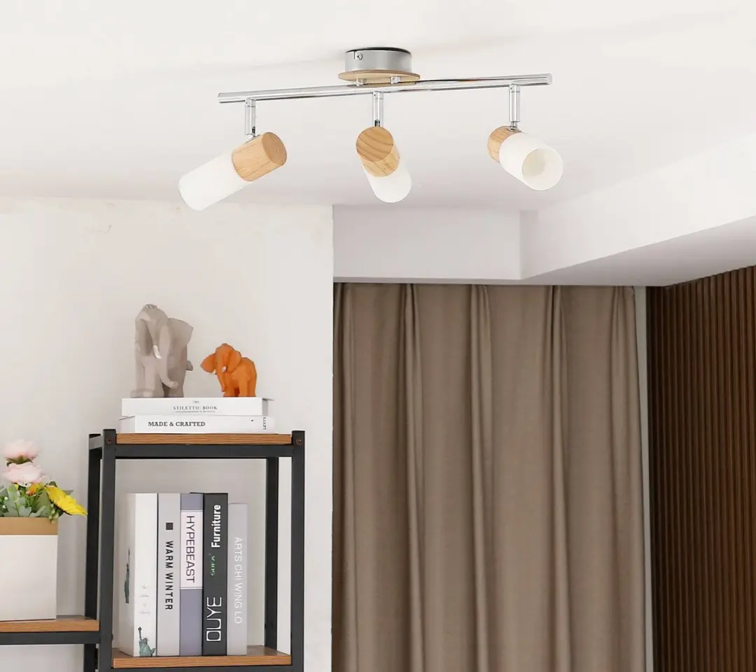 Lindby Buitenspot 3-lichts E14 - 15W - Wit/Hout