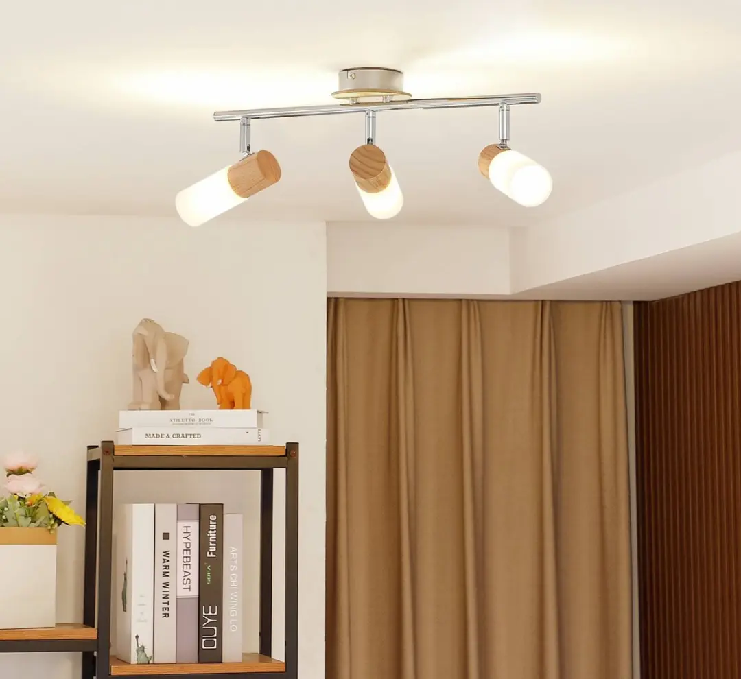 Lindby Buitenspot 3-lichts E14 - 15W - Wit/Hout