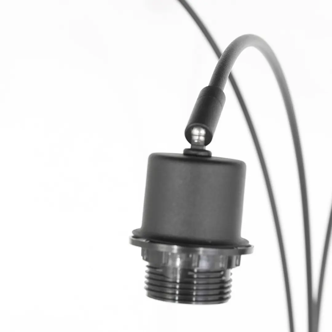 Steinhauer Vloerlamp Sparkled Light 3829ZW - 3 Lichtpunten - Zwart