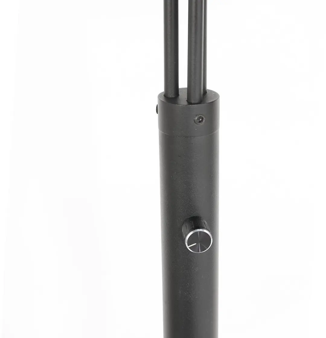 Steinhauer Vloerlamp Sparkled Light 3829ZW - 3 Lichtpunten - Zwart