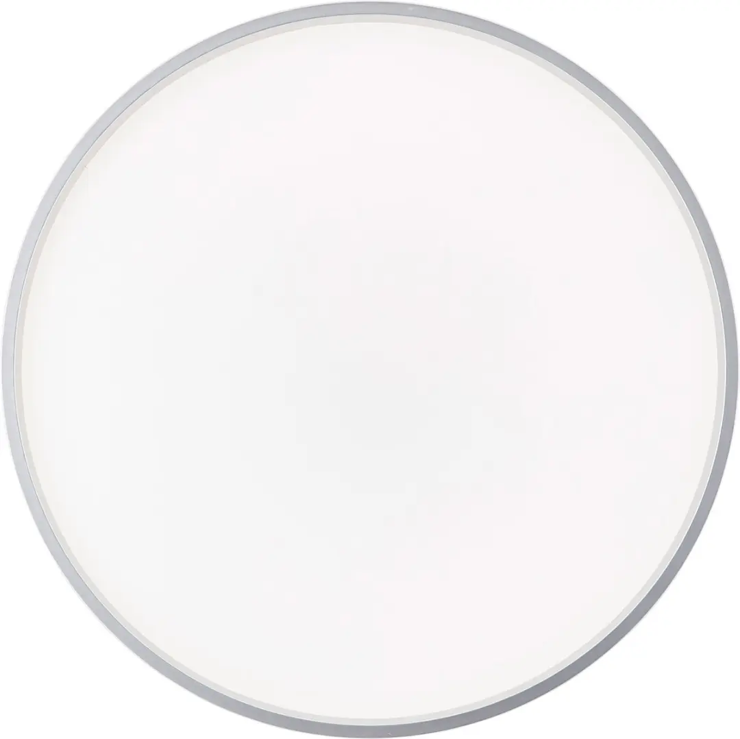 Brilliant Britt Plafondlamp 22W - Ø33cm - Zilver/Wit