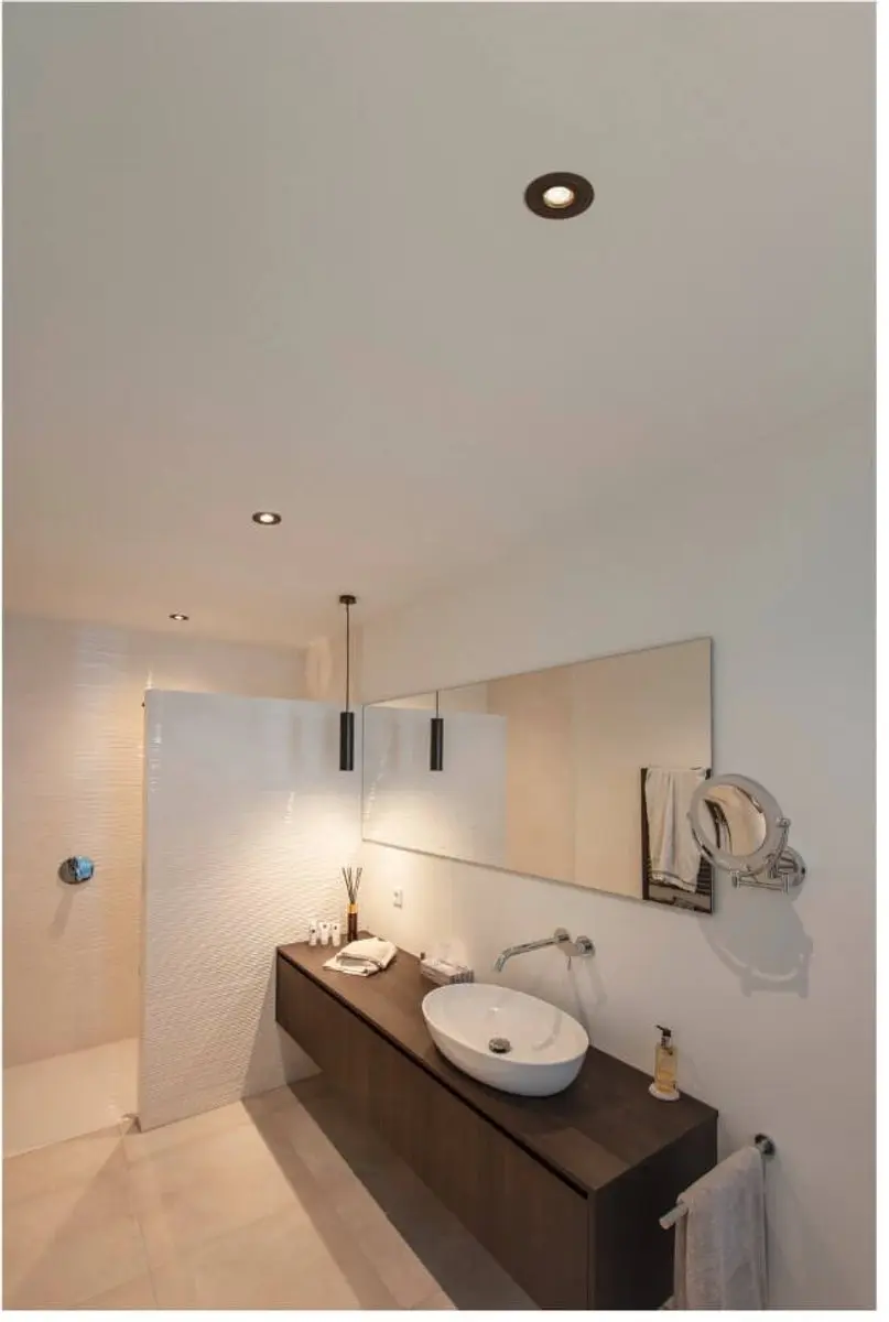 SLV New Tria LED Inbouwspot GU10 50W - Zwart