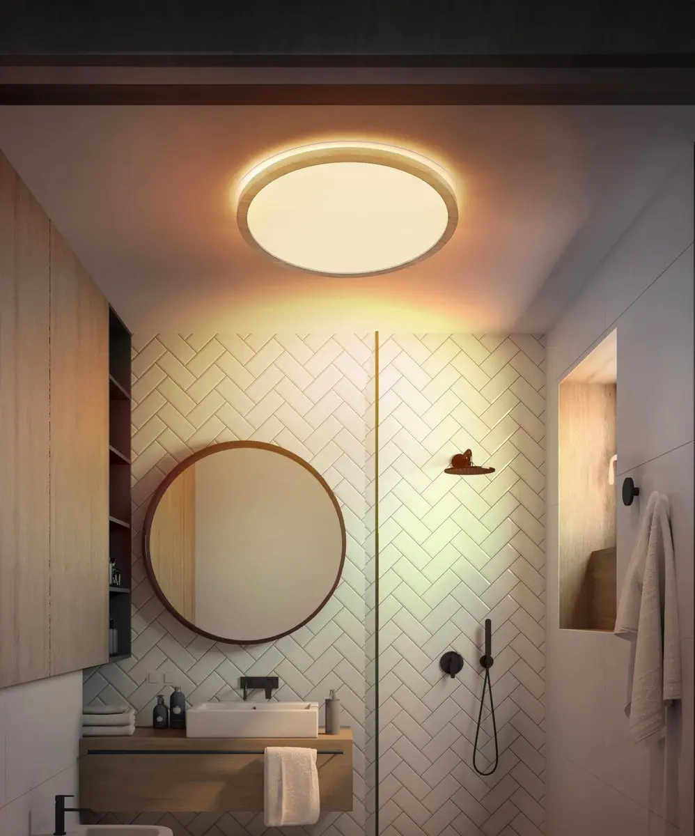 Globo Sapana Plafondlamp - Ø42cm - LED - Naturel
