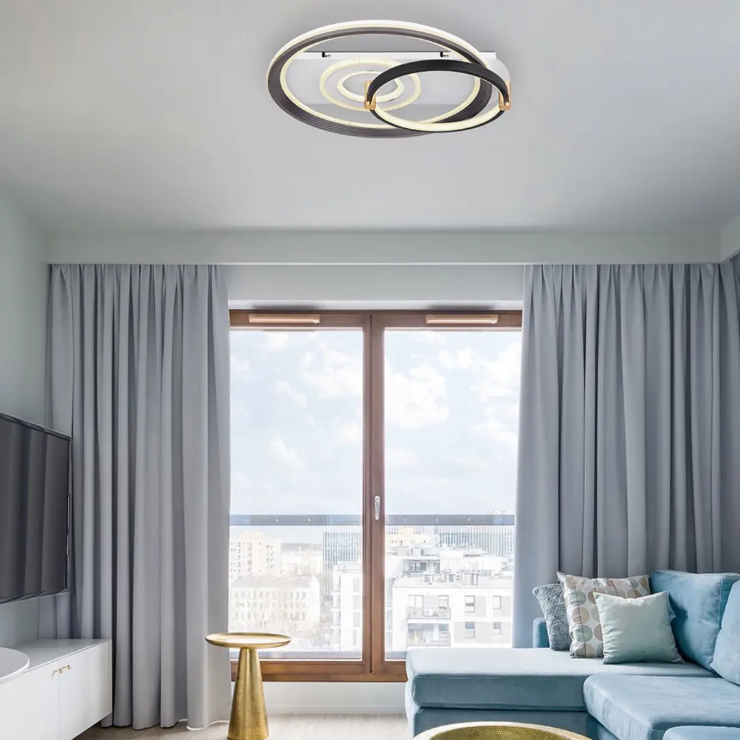 Globo LED Plafondlamp 46W 2240lm - Zwart