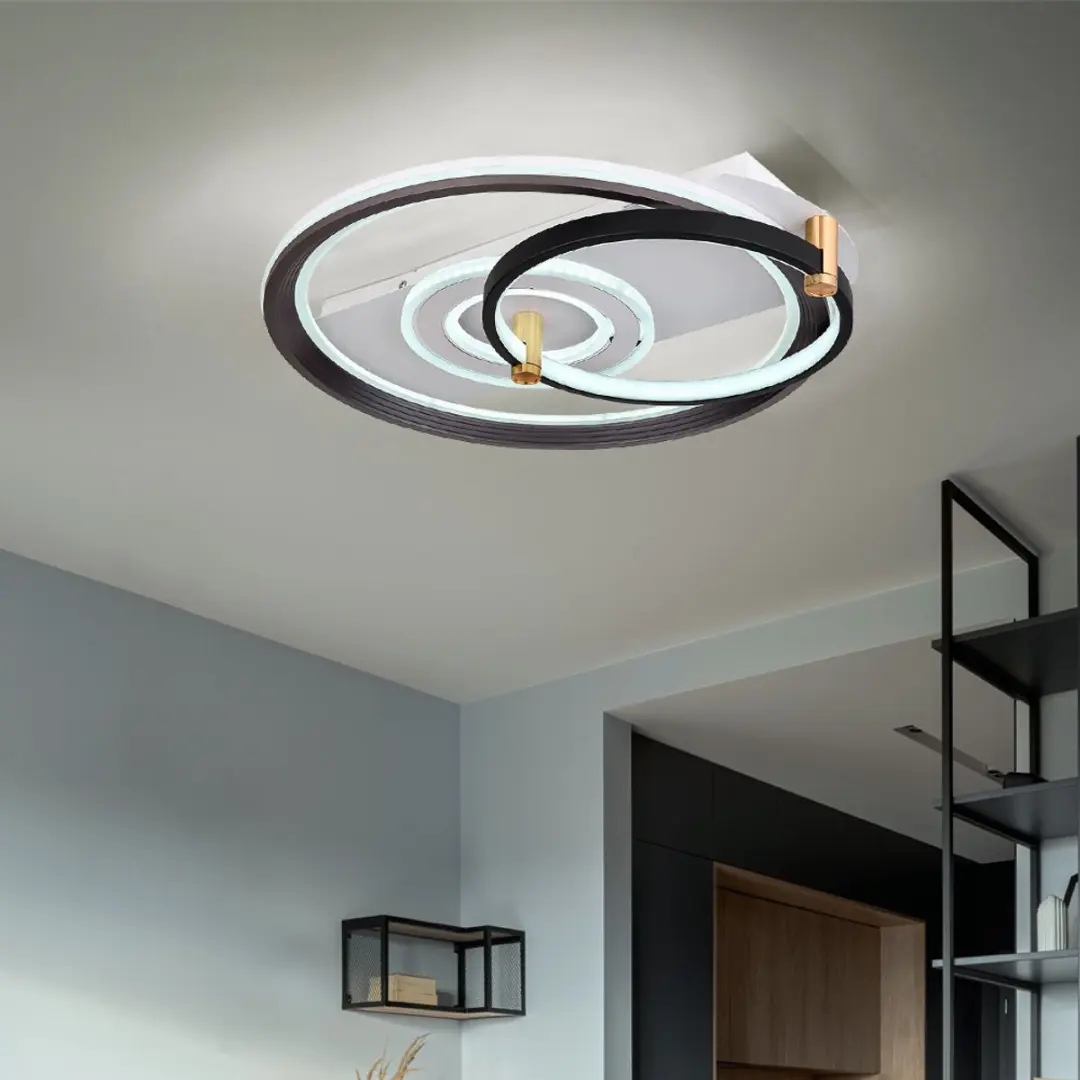 Globo LED Plafondlamp 46W 2240lm - Zwart