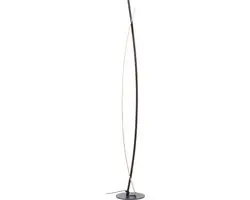 Brilliant LED Vloerlamp 120cm 2000lm - Zwart/Naturel