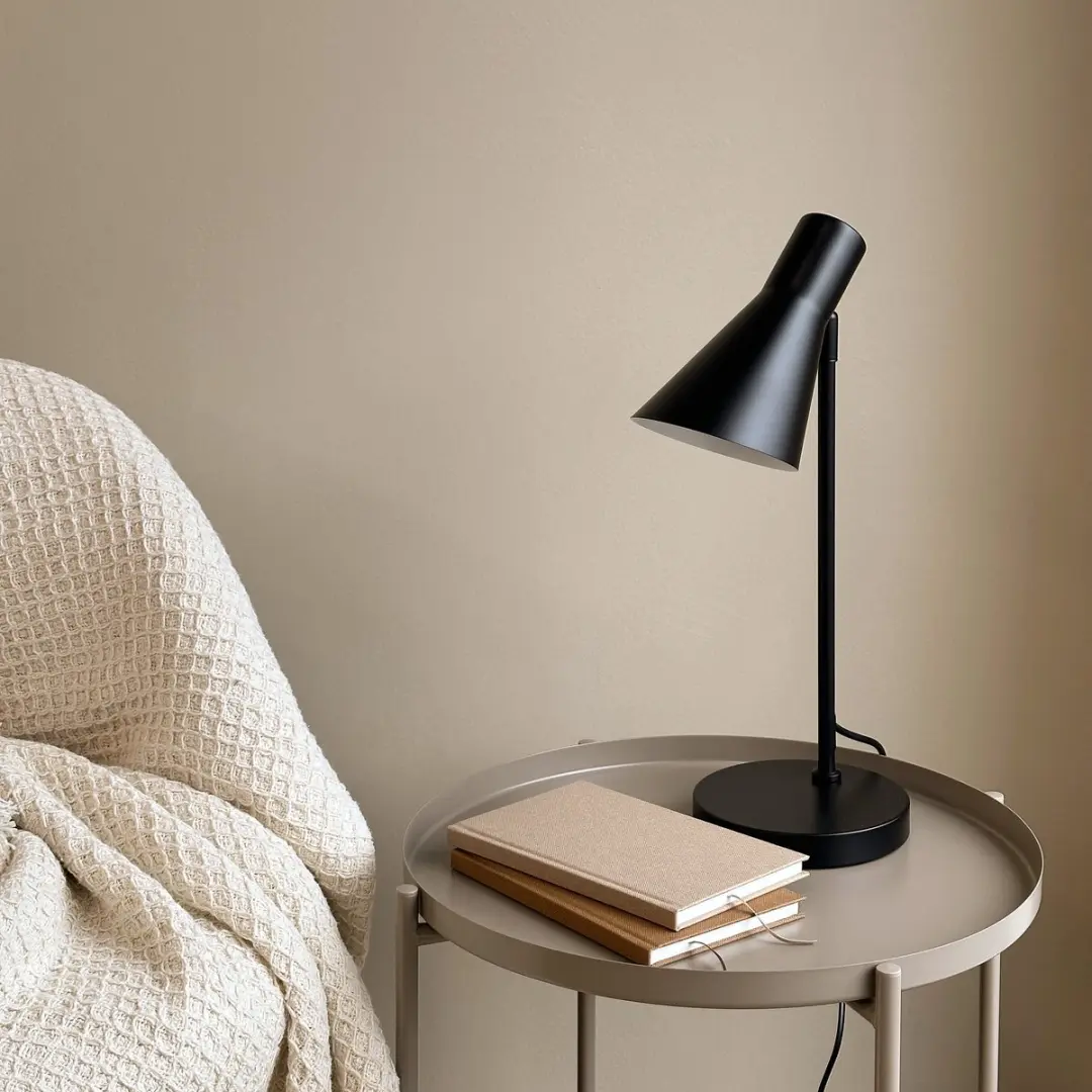 Dyberg Larsen DL12 Tafellamp - 20W - Zwart