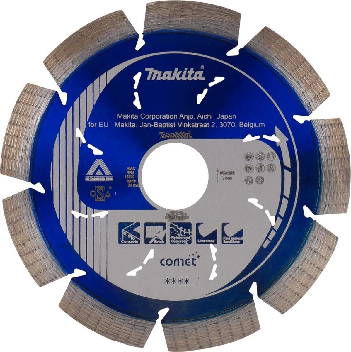 Makita Diamantschijf B-12762 115x22,23x2,2mm