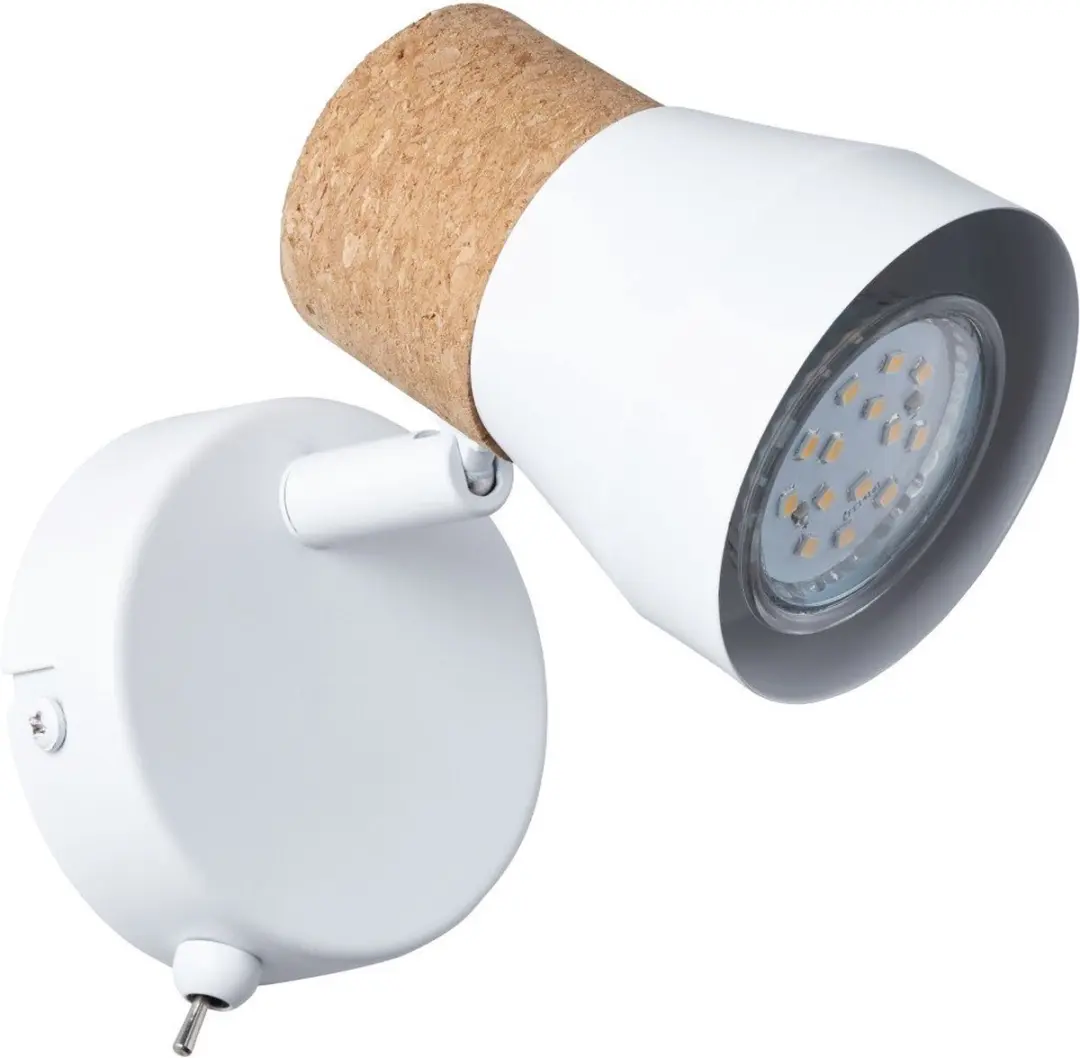 Brilliant Moka Wandlamp - Mat wit - afbeelding 6 van 6
