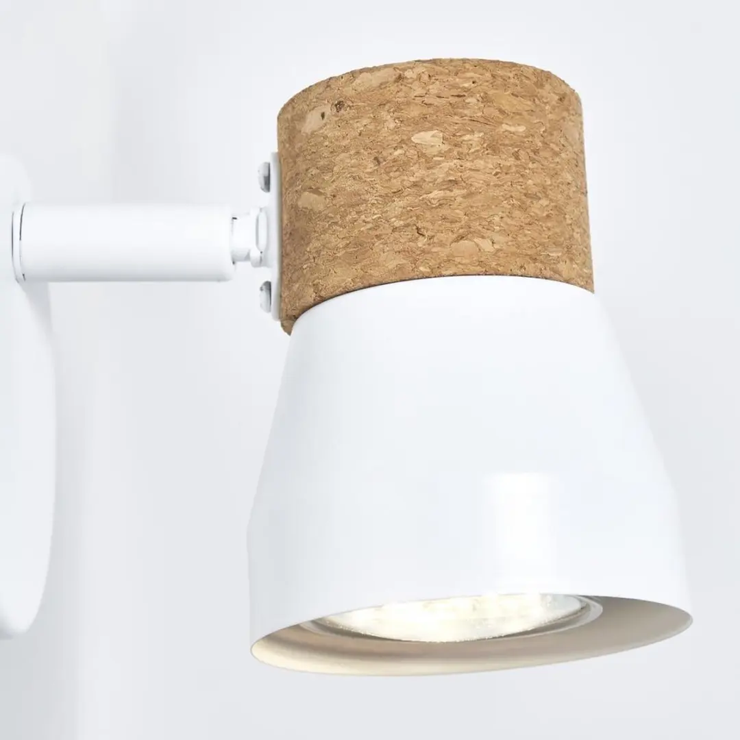 Brilliant Moka Wandlamp - Mat wit