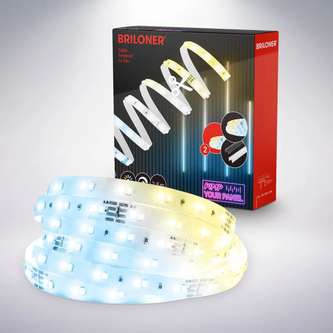 Briloner LED Strip Uitbreidingsset 2,6m CCT