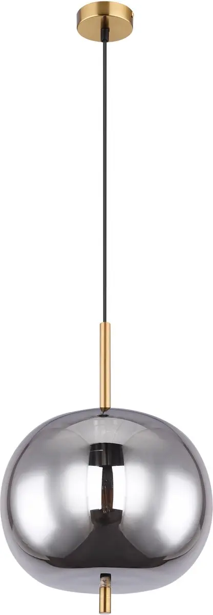 Globo Blacky I Hanglamp - Messing Ø30cm - E27